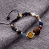 Cosmic Galaxy Solar System Bracelet for Women Men Natural.